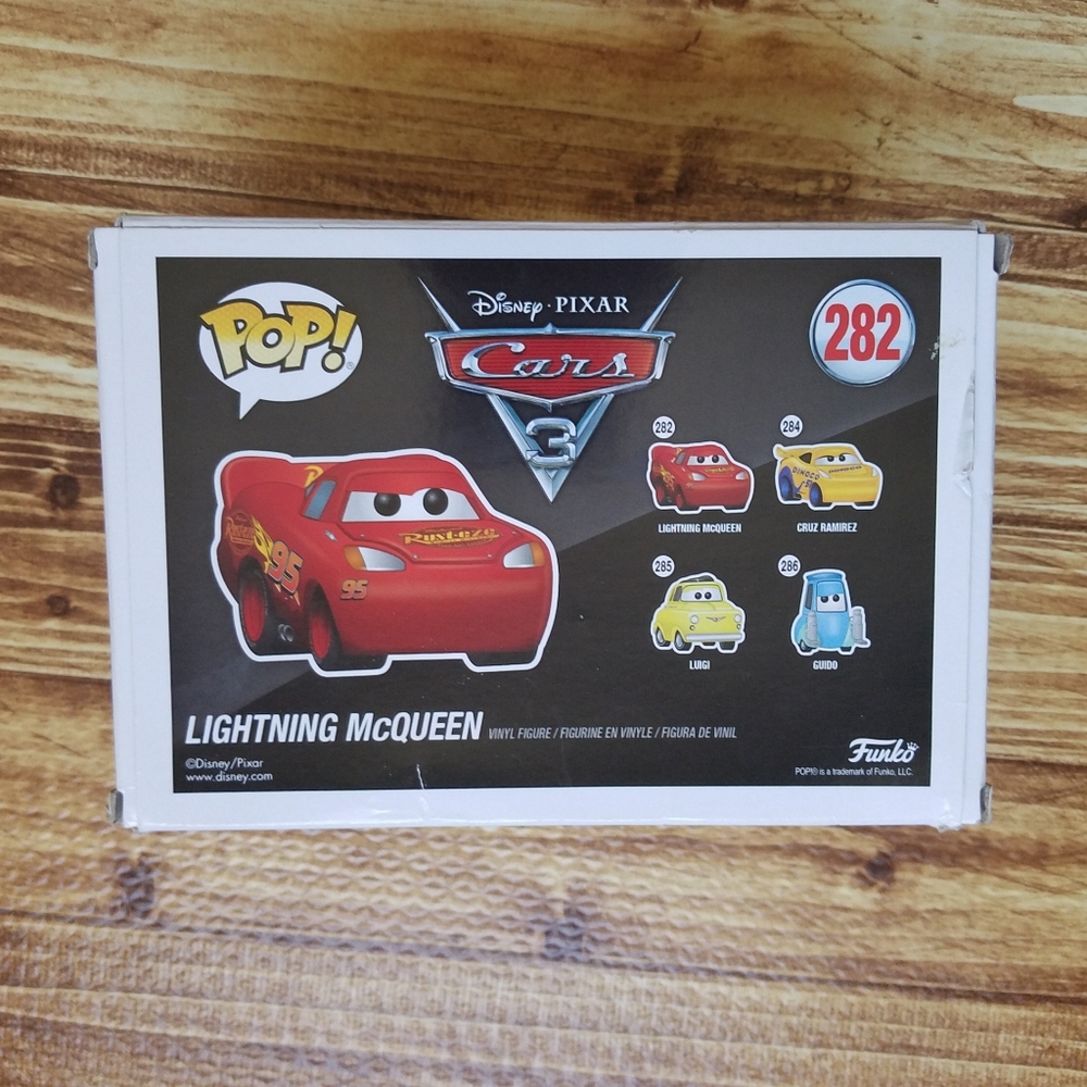 Disney Pixar Funko Pop Lightning McQueen Collectible Figure #282 - Picture 3 of 7